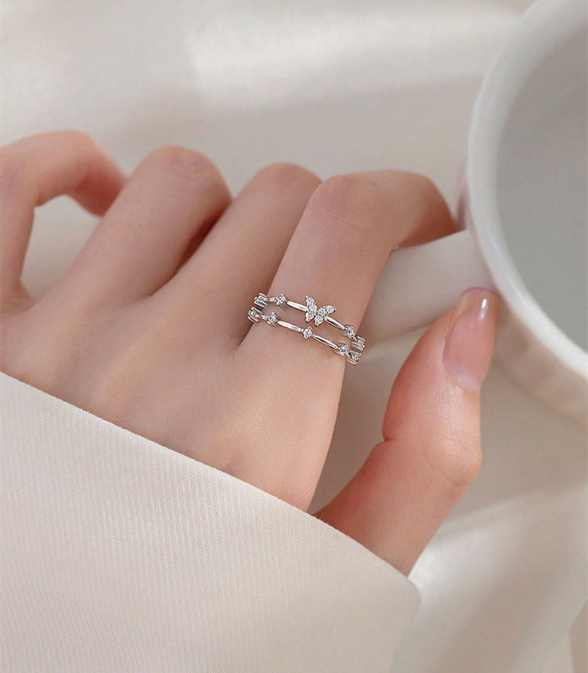 Silver Wing Ring