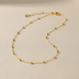 Minimalist Bead Link Necklace