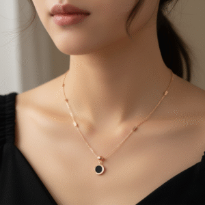 Midnight Rose Necklace