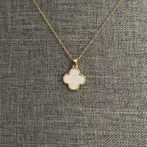 White Blossom Minimalist Chain