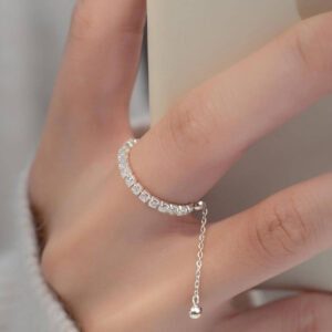 Crystal Charm Ring