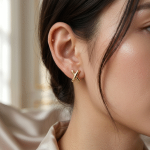 Minimalist X Stud Earrings