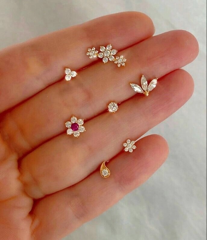 artficiall jewellery- nose pin collection