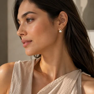 Pearl Gold Earrings
