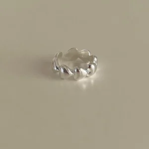 silver heart ring