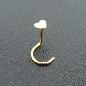 heart nose pin