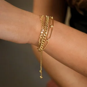 multi chain gold bracelet